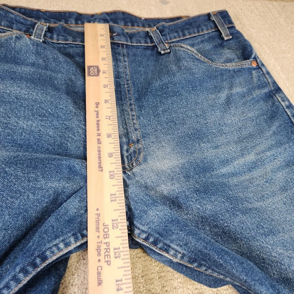 Vintage Levis 505 0217 Jeans Men 38x31 Orange Tab 80s USA Made Whiskers Straight